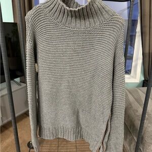 lululemon athletica Grey Knit Turtleneck Sweater